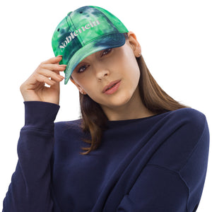 Open image in slideshow, Tie dye hat (white logo)
